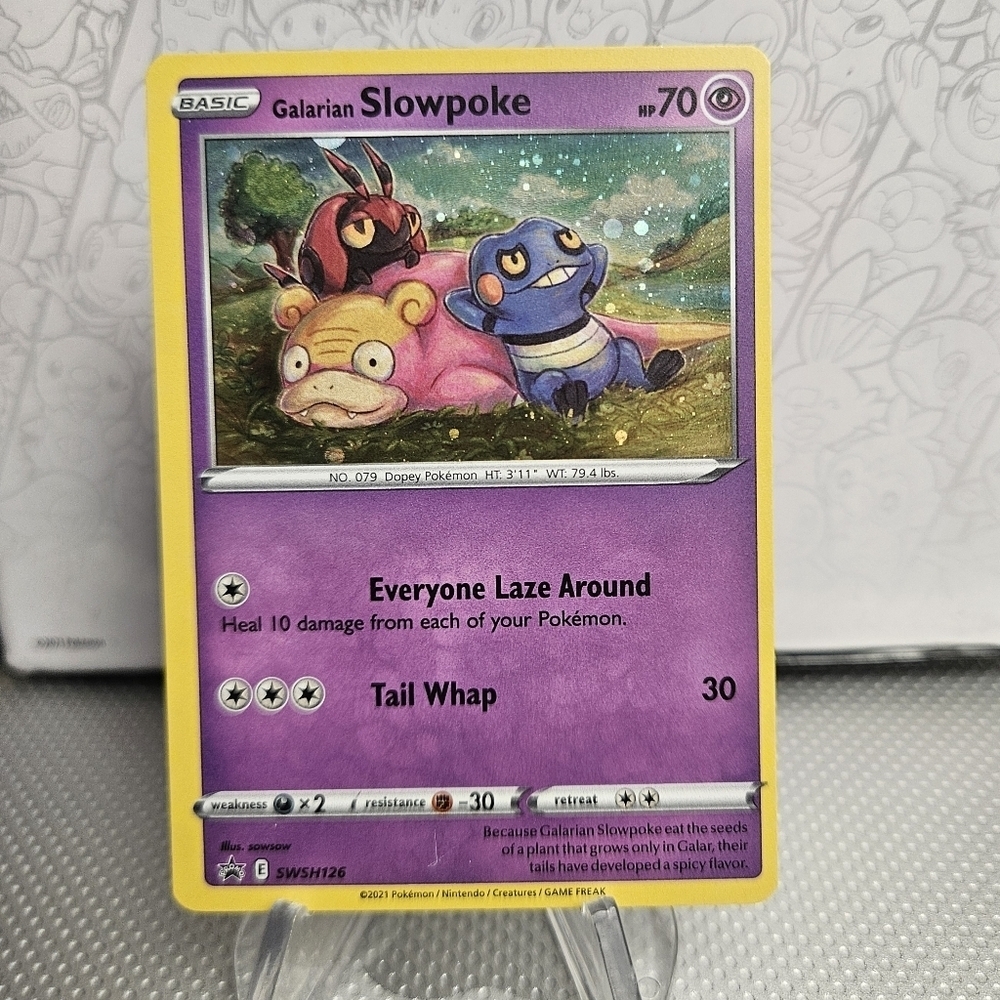 Galarian Slowpoke SWSH126 Pokemon TCG Holo Rare